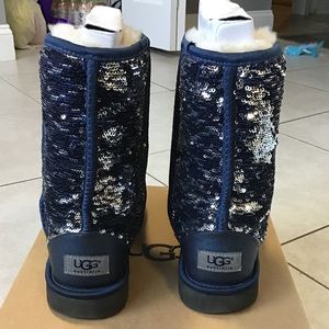UGG Classic Short Sequin Boots